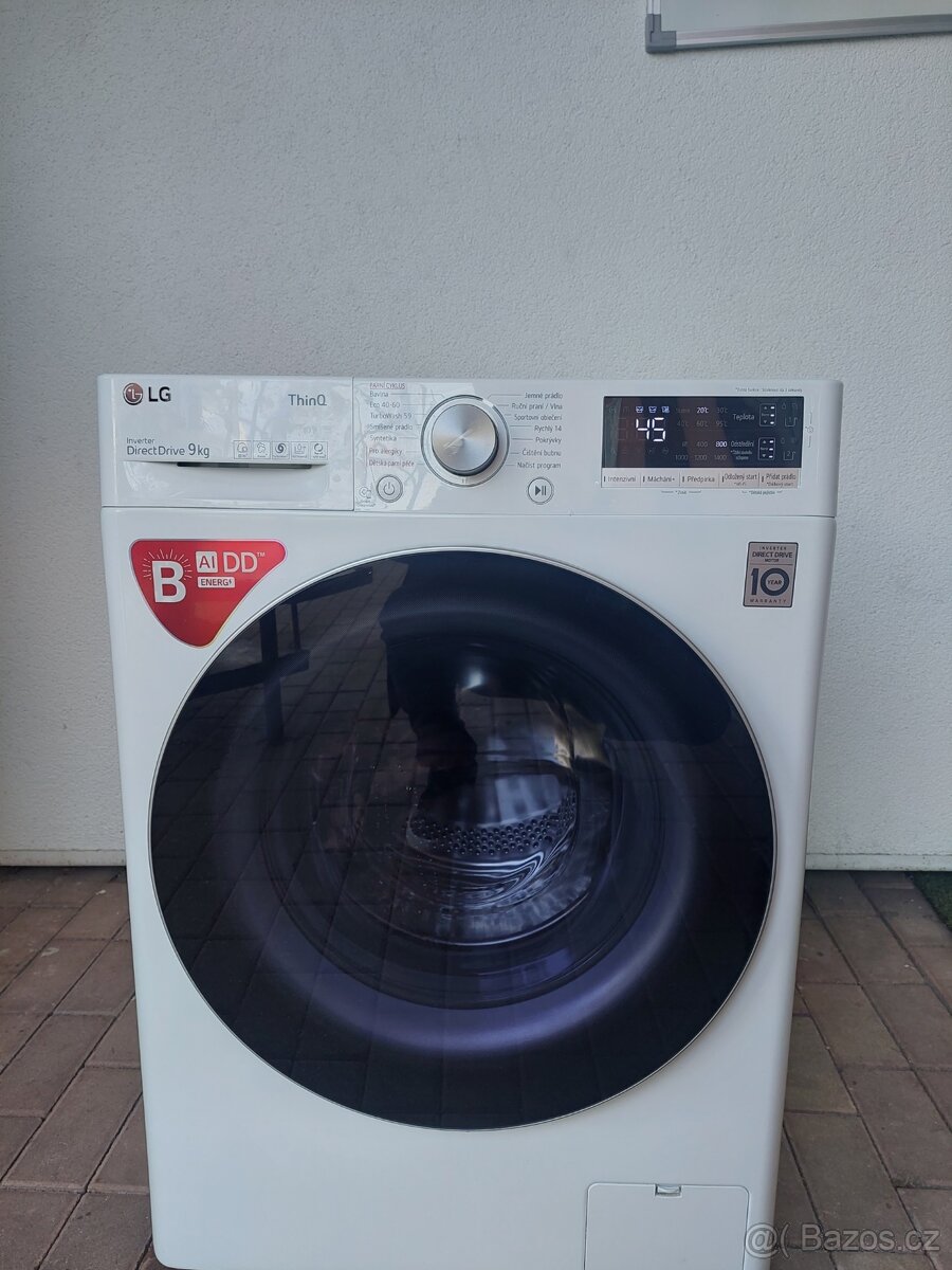 Pračka LG F49V6VB1W. ThinQ+WiFi. Lze ovládat tel. Parní.