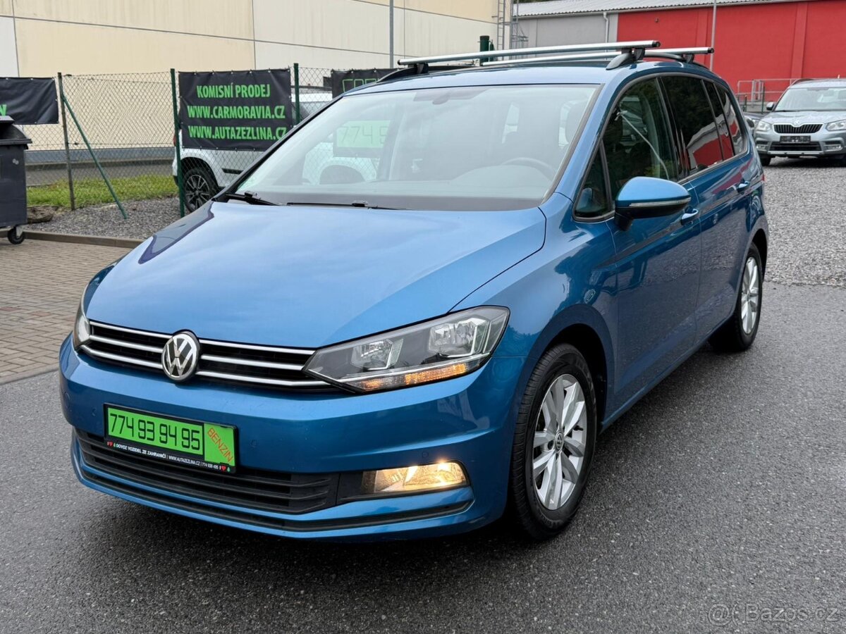 ►VW TOURAN 1,4 TSI - 110 kW, PARK. SENZORY, NAVI, 7 MÍST◄