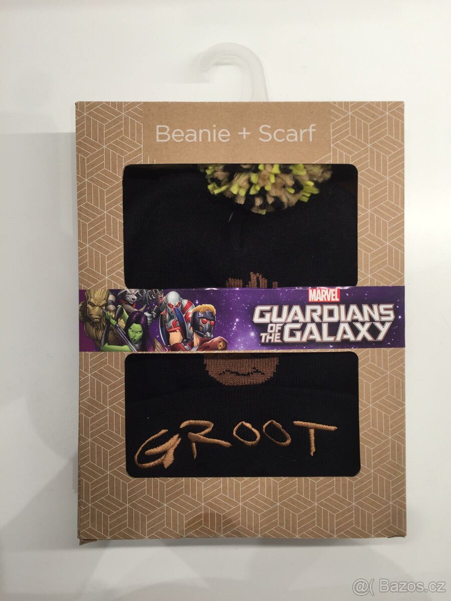 Groot Marvel Ciapka a Šál darcekovy set