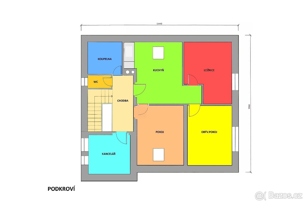 Pronájem bytu 3kk v Rychnově nad Kněžnou