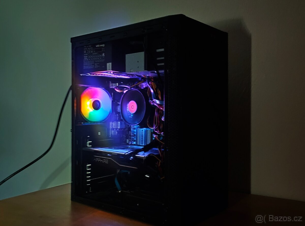 Herní PC s Intel 10th a AMD RX570 8GB (podobná RTX 3050)