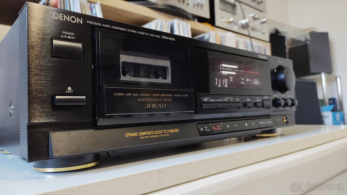 DENON DRM-800A Cassette Deck/3HEAD/Dolby B-C/MPX