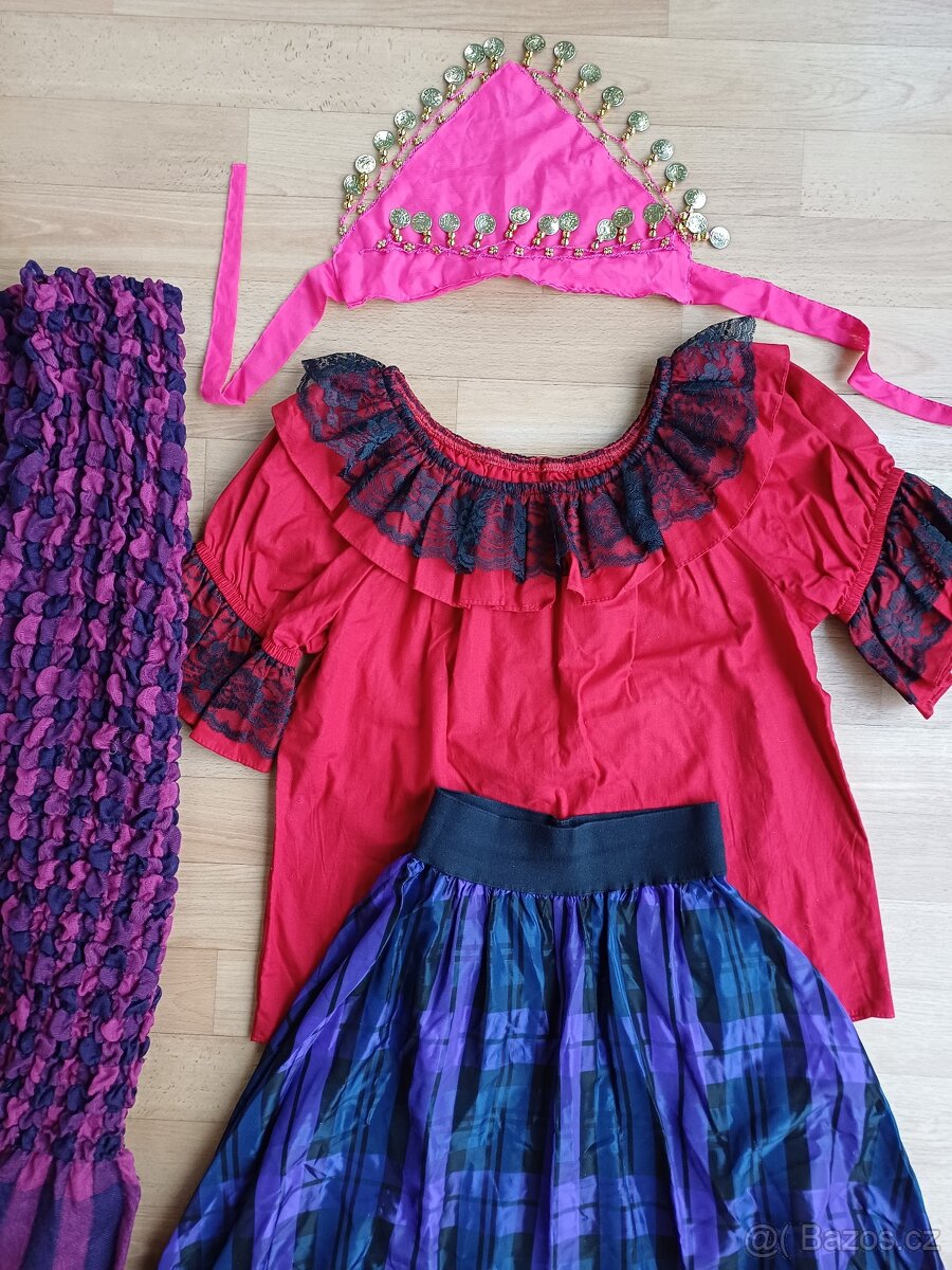 Karnevalový kostým CIKÁNKA vel. M/L