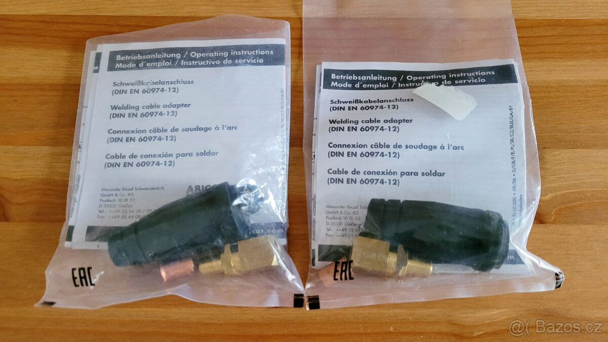 2ks kabelová vidlice BINZEL ABIPLUG ABI-CM 10-25