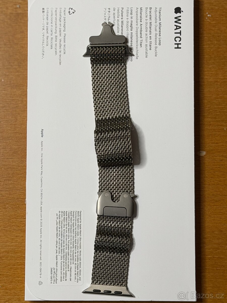 Apple Milanese řemínek TITANOVÝ