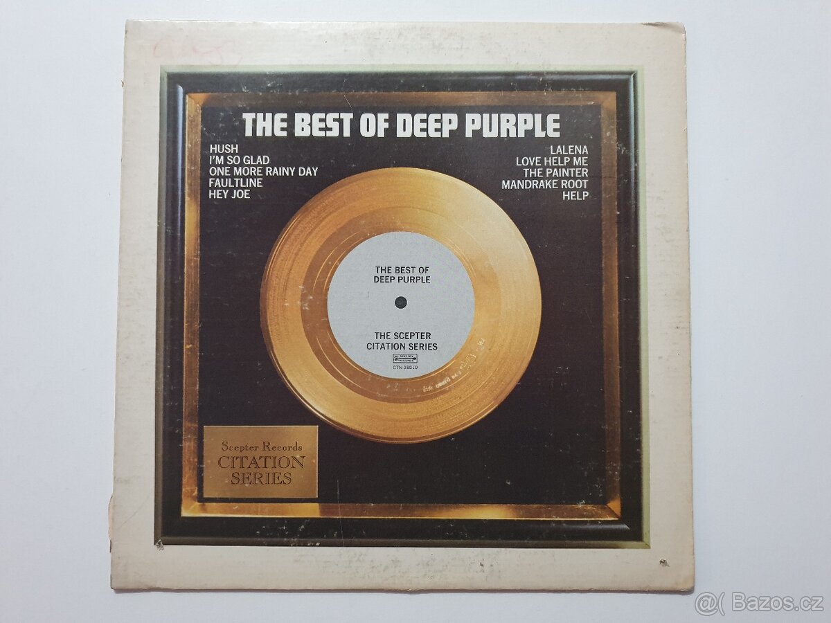 Deep Purple 2x LP deska