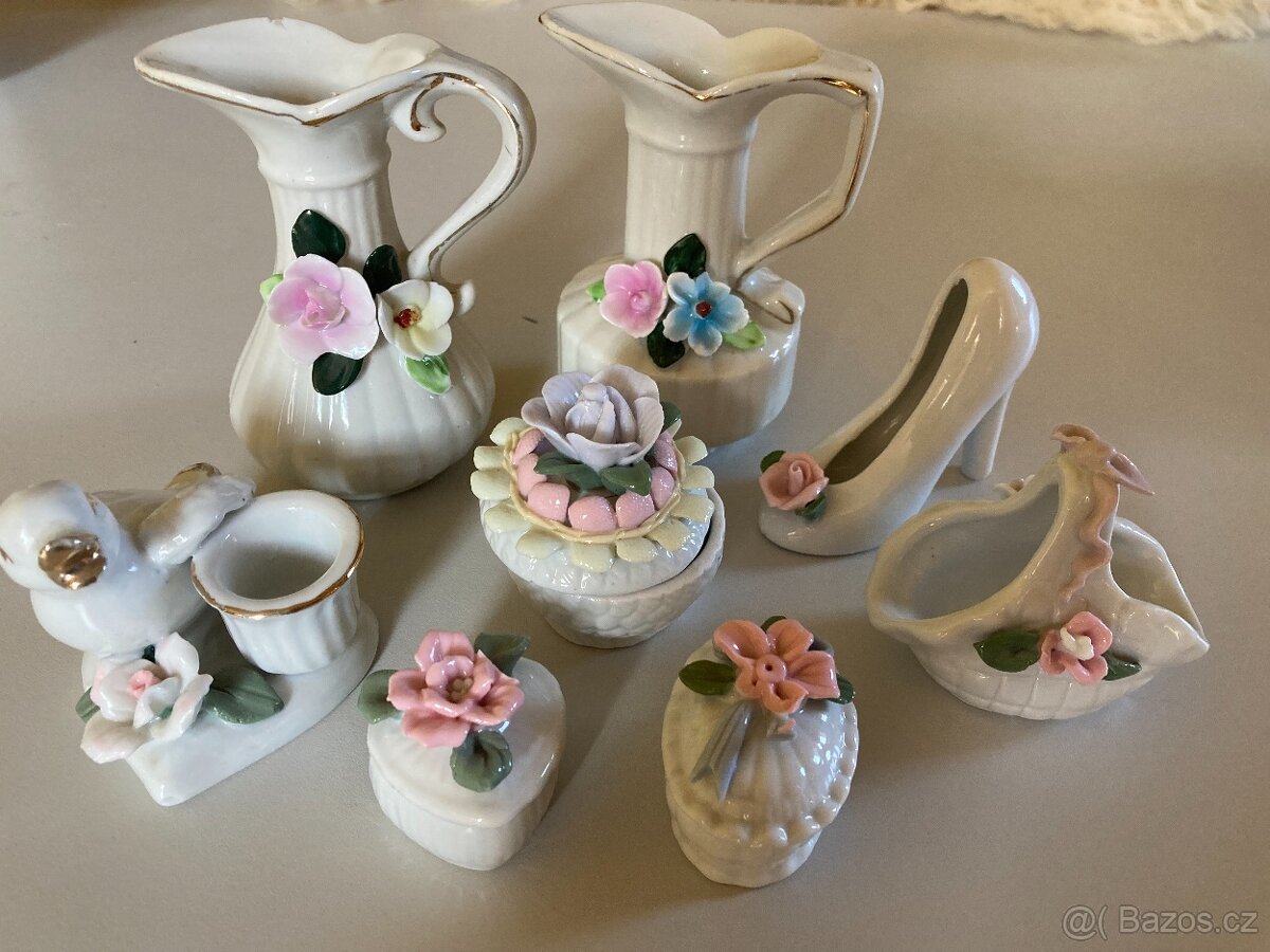 miniatury porcelán