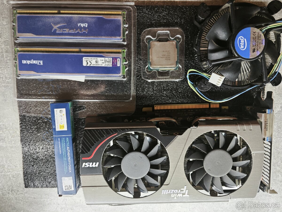 GTX 660, i5-3470, KHX 8 GB