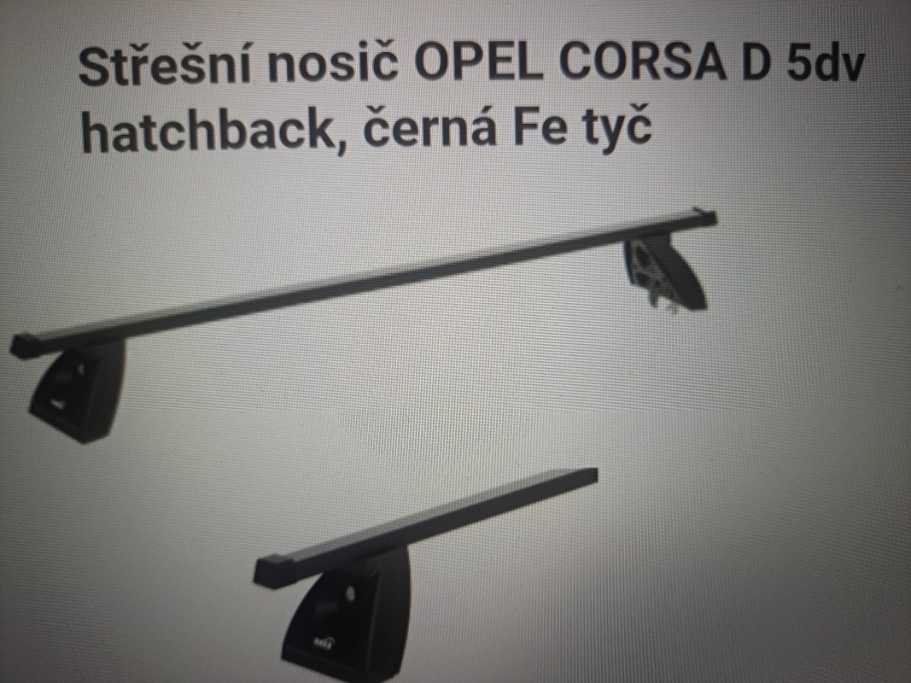 Střešní nosič OPEL CORSA D
