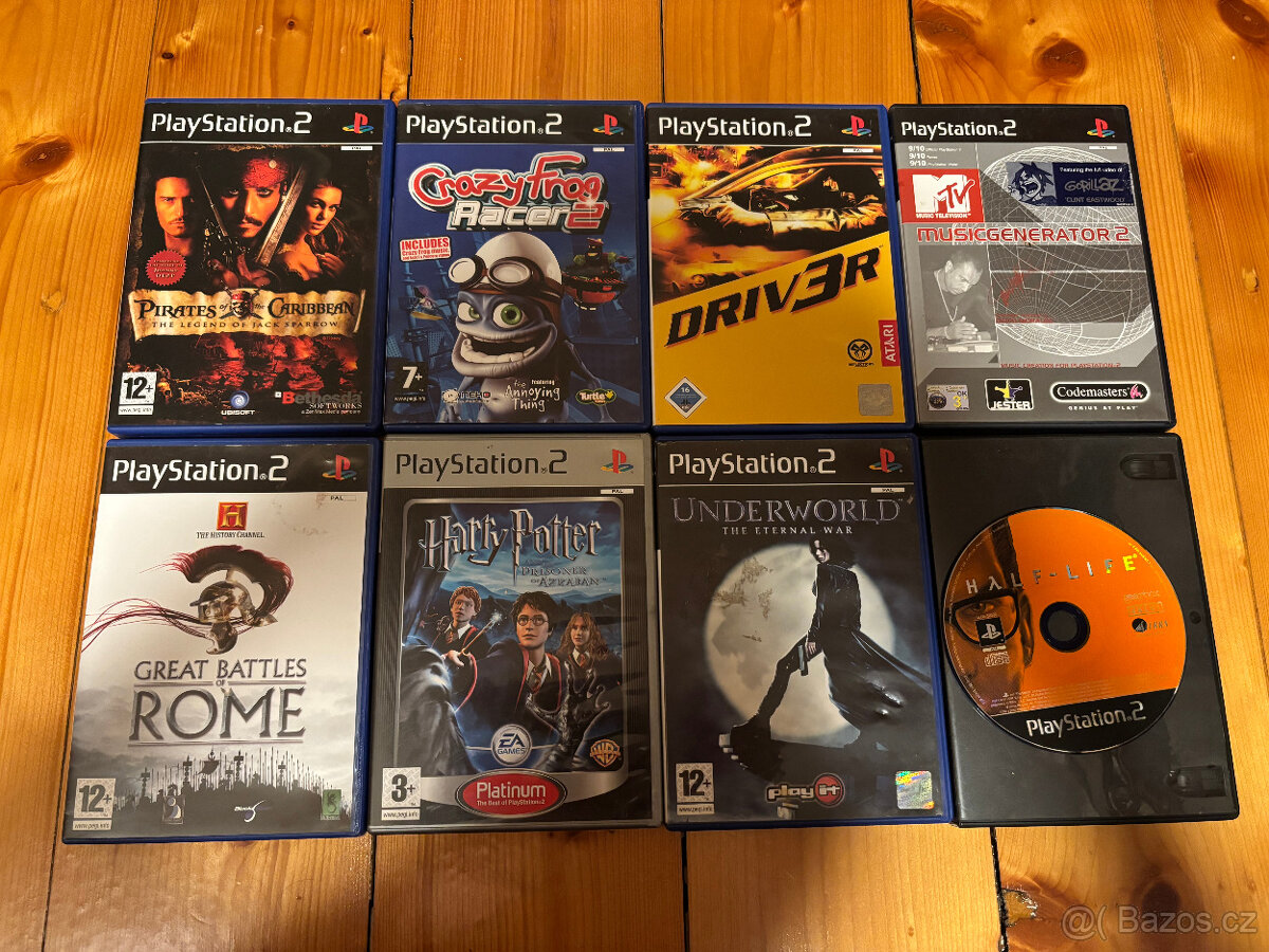 Hry na PS2 - Playstation 2 - Underworld, Driver, Crazy frog