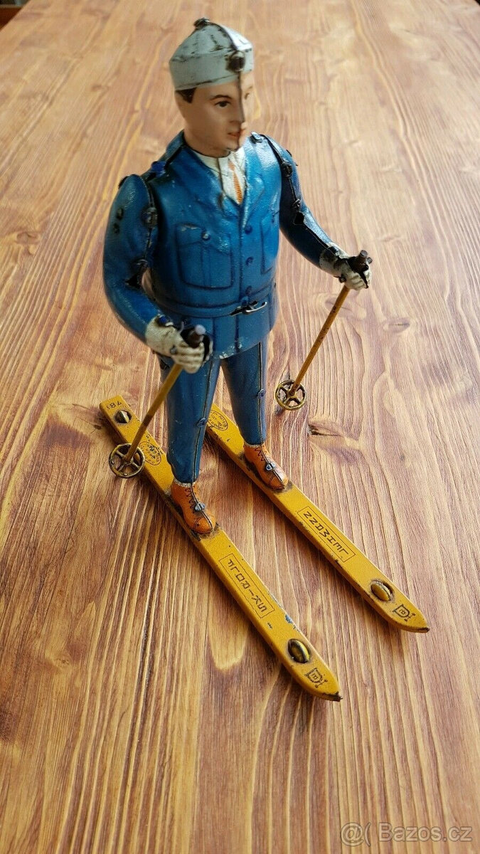Lyže Lehmann Rarity Rolf 781 s funkčním hodinovým strojkem