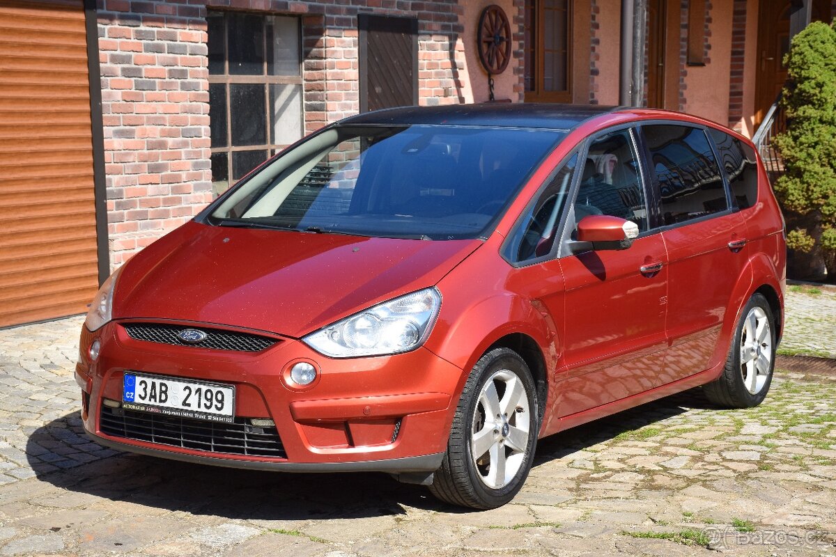 Ford S-Max 1.8 TDCi 92kw 2009 tažné, 2x kola, vyhř. sklo
