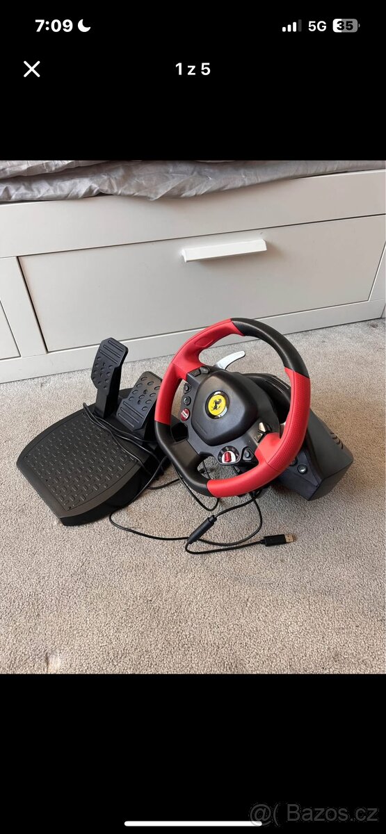 Herní volant Thrustmaster Ferrari 458 spider