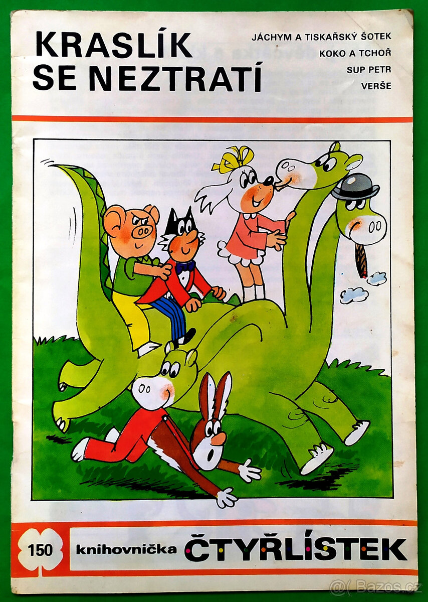 ČTYŘLÍSTEK č. 150/1987 KRASLÍK SE NEZTRATÍ