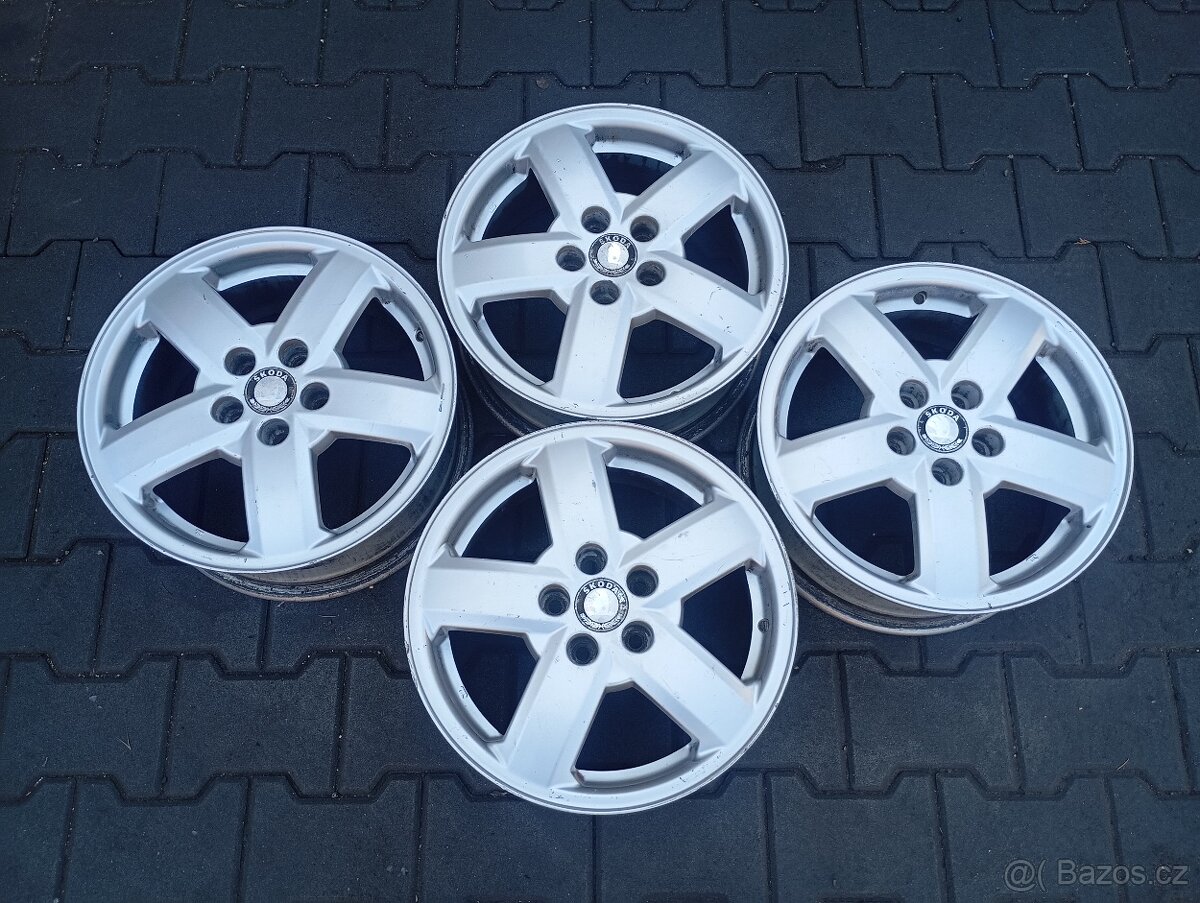 originální alu kola škoda octavia 5x100 r15