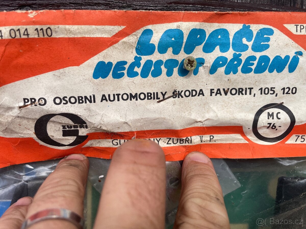 Škoda favorit zástěrky