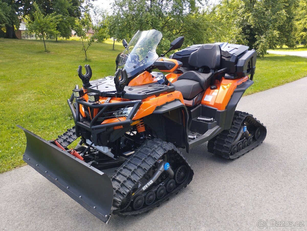 CFmoto Gladiator X1000, 2021, bílá spz, 4000km, pásy, výbava