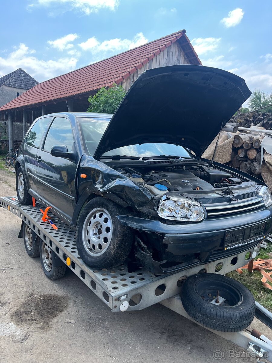 golf 4 1.9tdi 66kw r.v 2001 prodej dilu