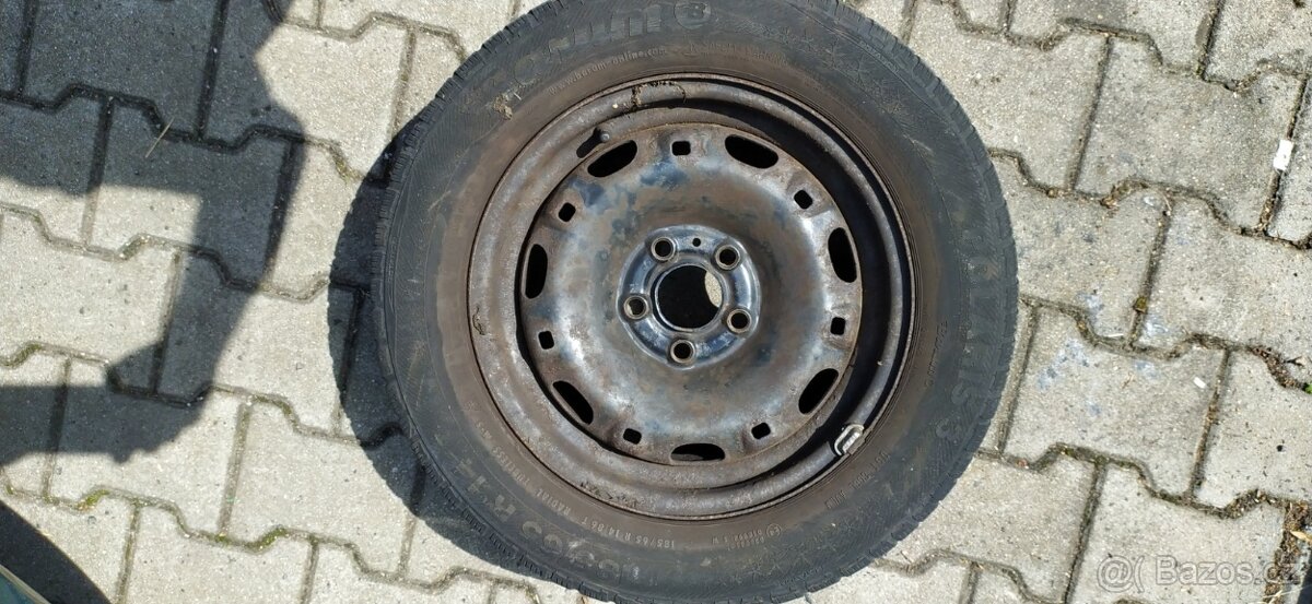 4x Pneu s disky Škoda Roomster/Fabia 1 185/65 R14