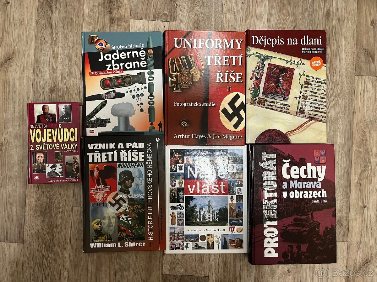📚 Historické knihy – 2. světová válka, Protektorát, Třetà ř