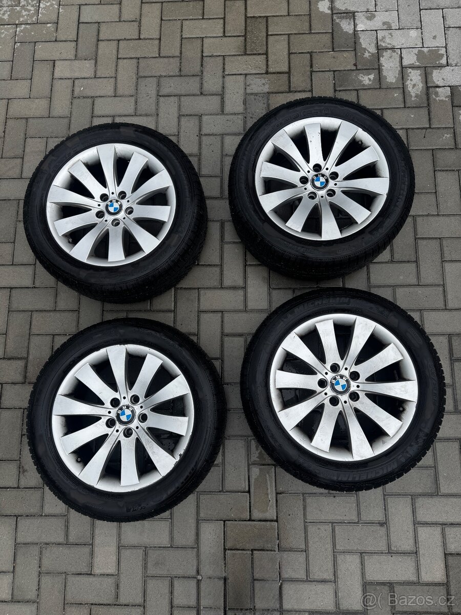 BMW originál alu + Michelin Pilot Alpin 245/50 R18 RunFlat –