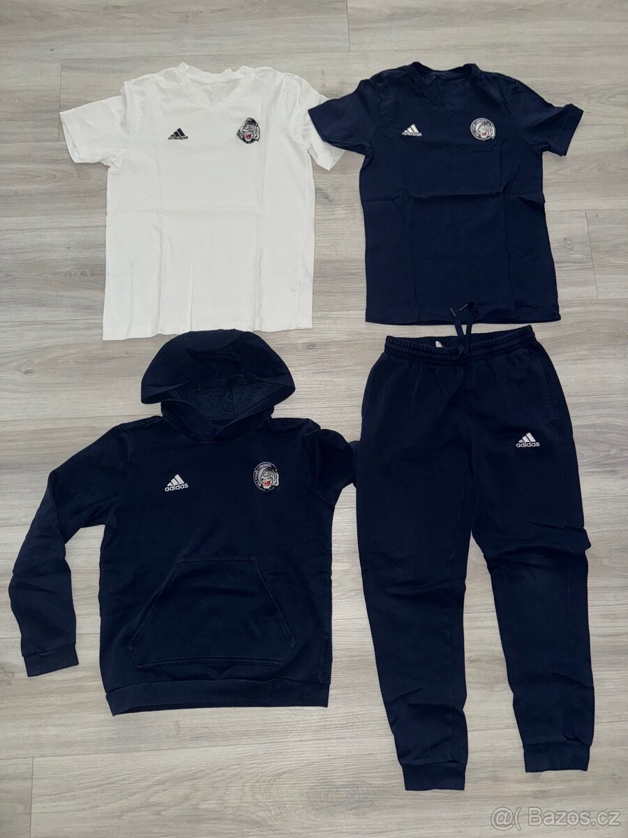 Chlapecký set Adidas, Bílý Tygři, vel. 152