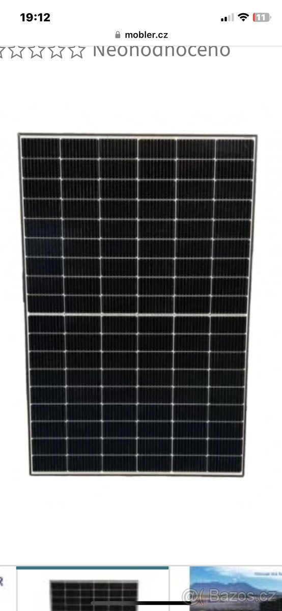 Solární panely JA Solar 405W Black Frame