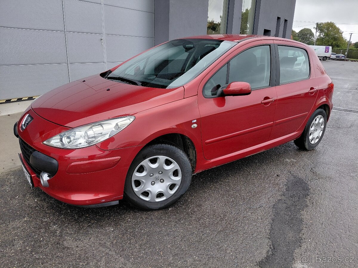 PEUGEOT 307 1.4 16V r. 07, 66000km- DOLOŽENO, ČR , TOPSTAV