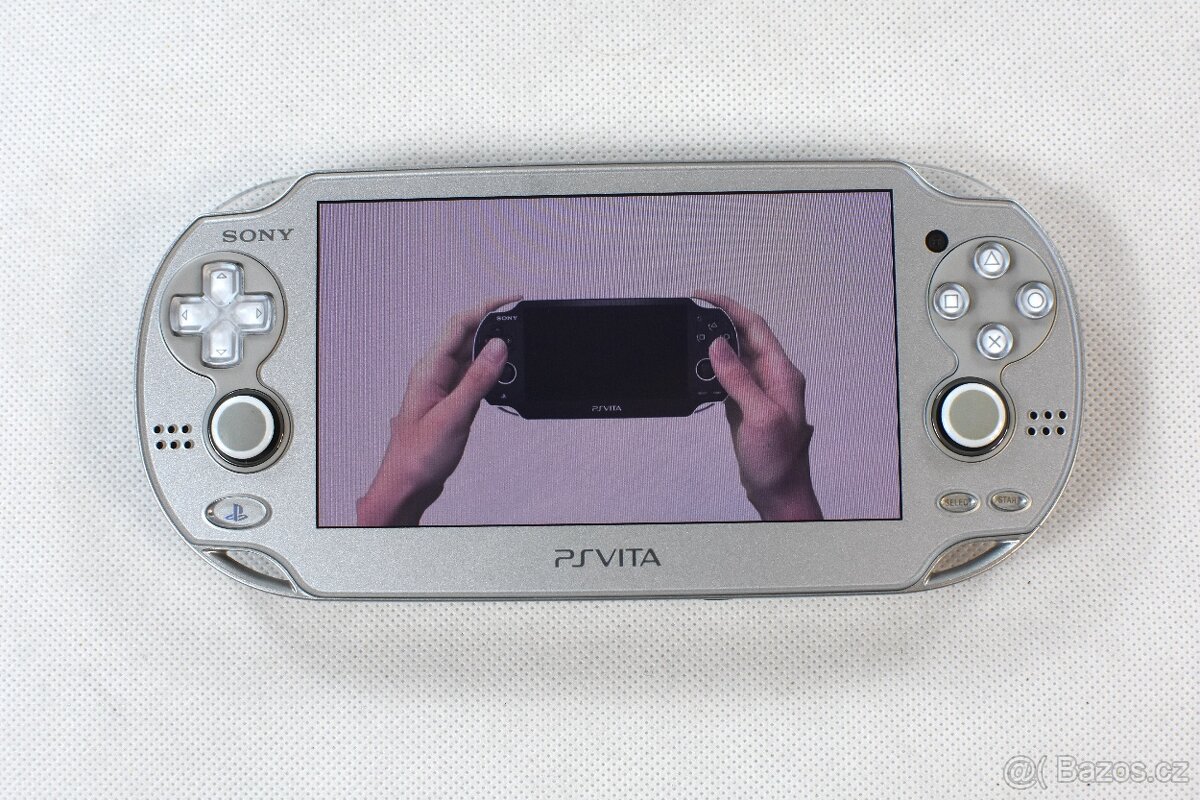 Sony PlayStation Vita Ice Silver Rare PCH-1000 OLED