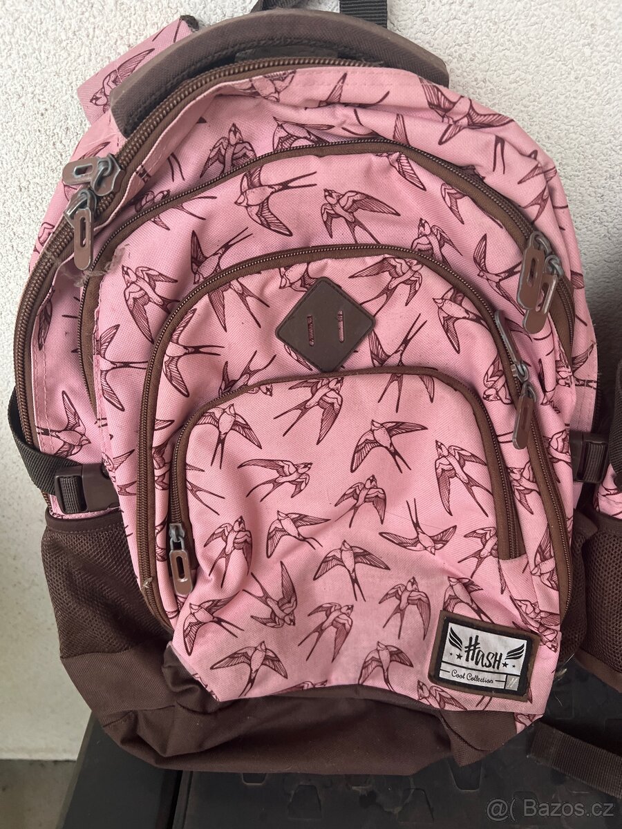 Školní batohy pro dívky #ash – 2 ks
