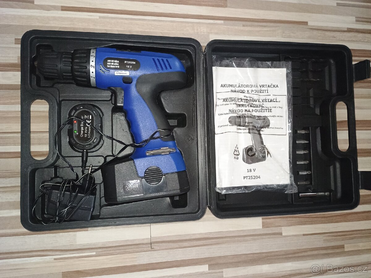 Aku vrtačka funkční