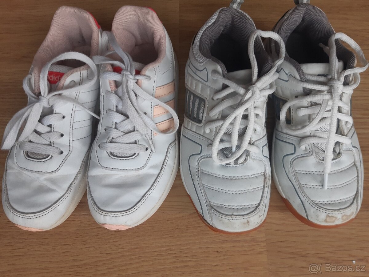 Bílé boty indoor 31 a 33