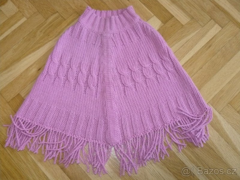 svetrové pončo 92/98