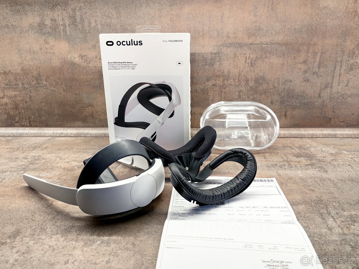 Elite strap s baterií na Oculus quest 2 +masky