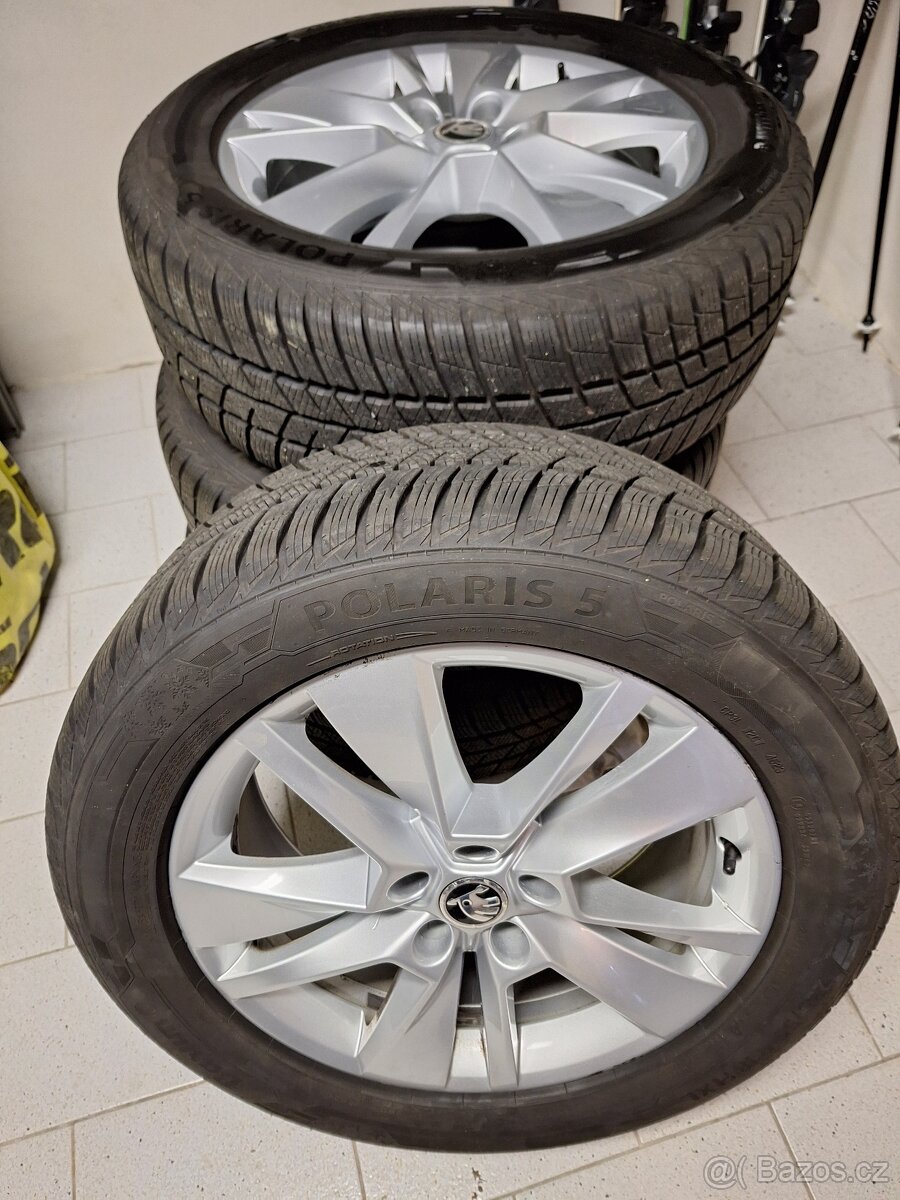 ALU kola +zimní pneu R18