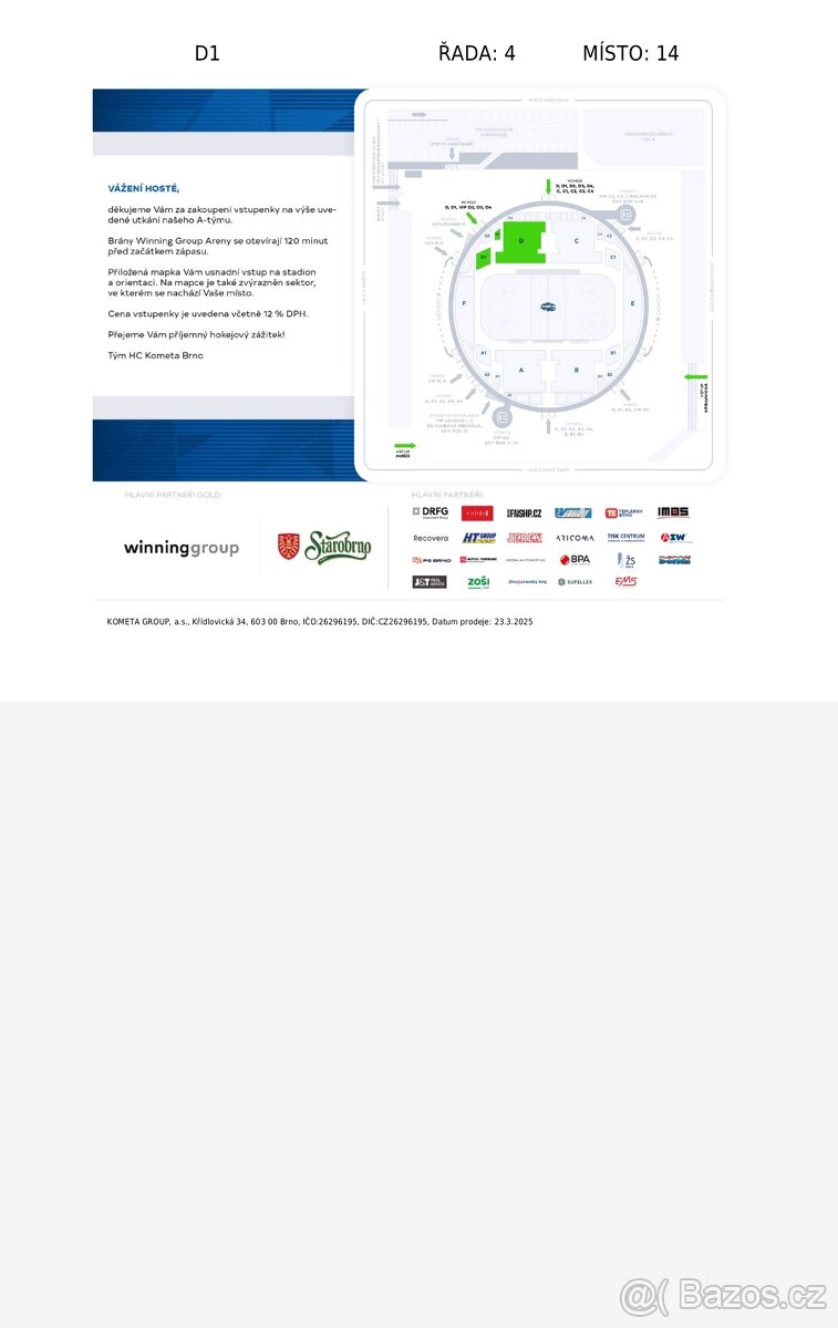 Páté čtvrtfinále Kometa Brno x Karlovy Vary