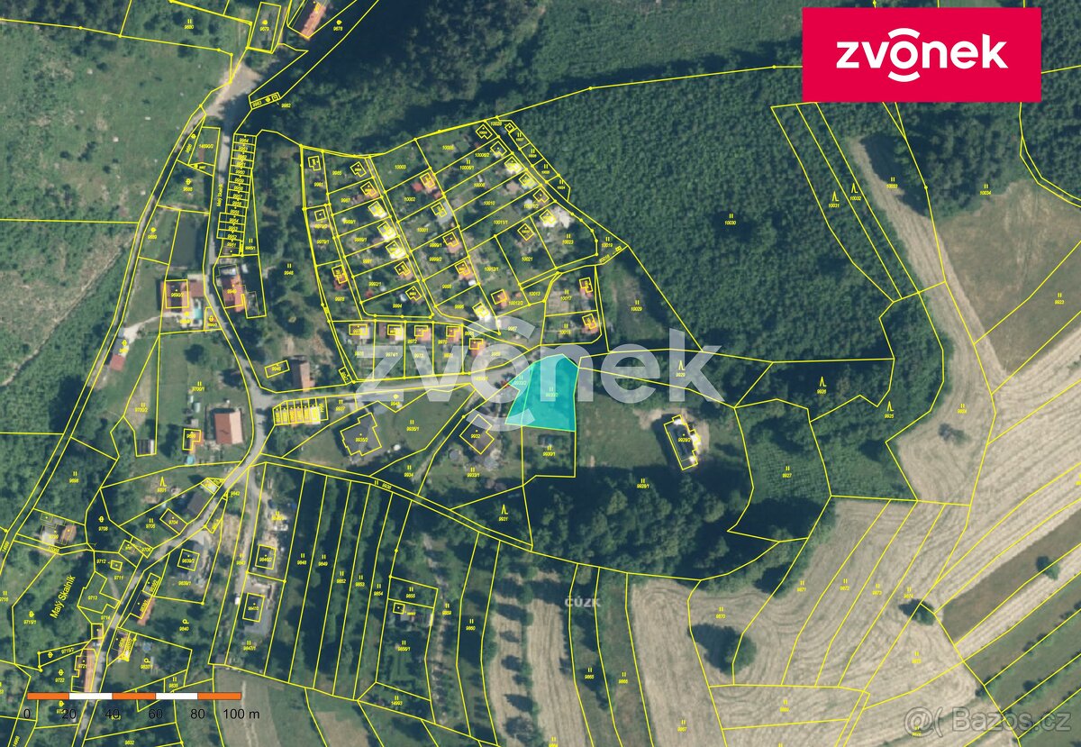 Pozemek k výstavbě Vsetín - Malý Skalník