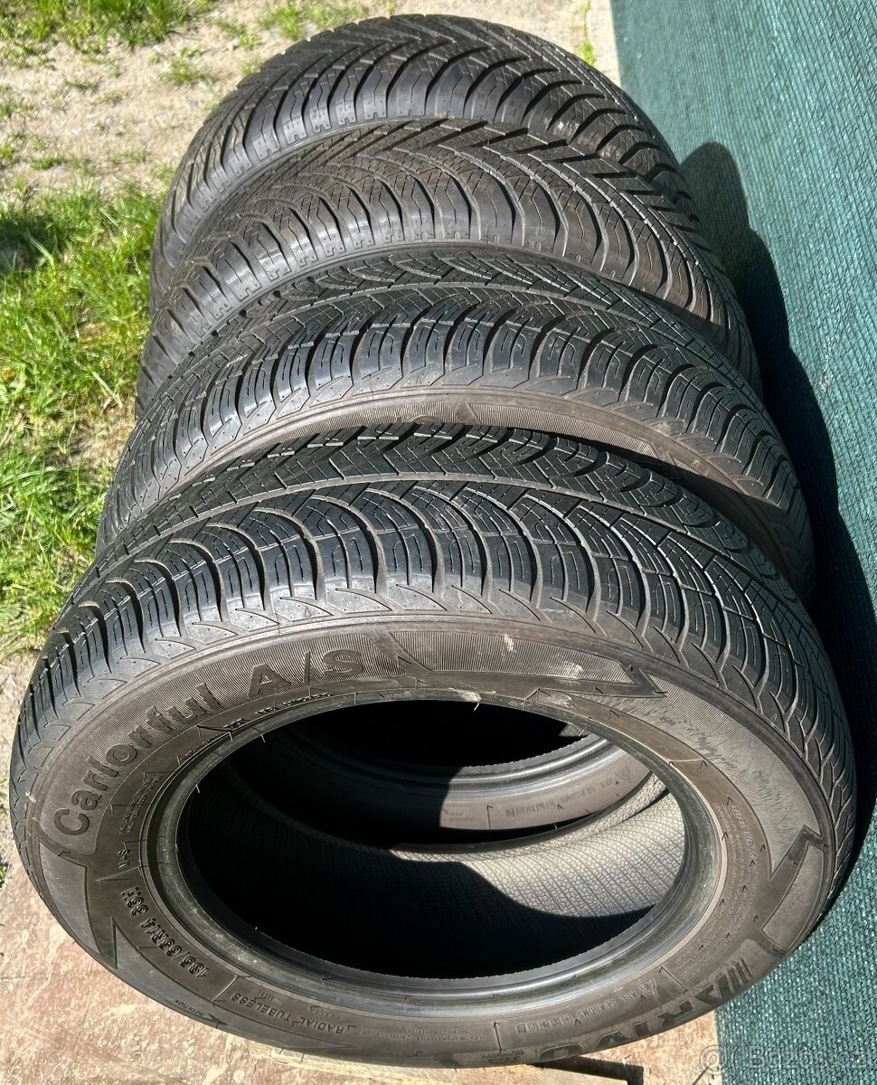 4x pneu celoroční 185 65R 14 86H, použité