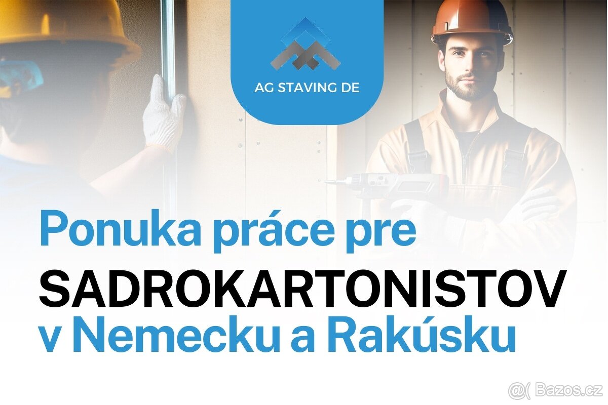 Sadrokartonista dlhodobé projekty Nemecko a Rakúsko