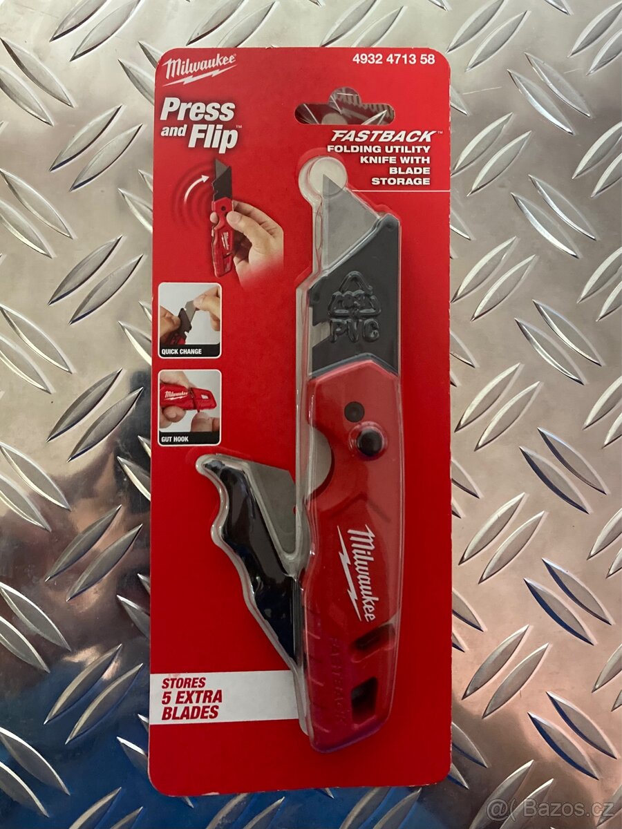 Žiletkový nůž Milwaukee FASTBACK 4932471358