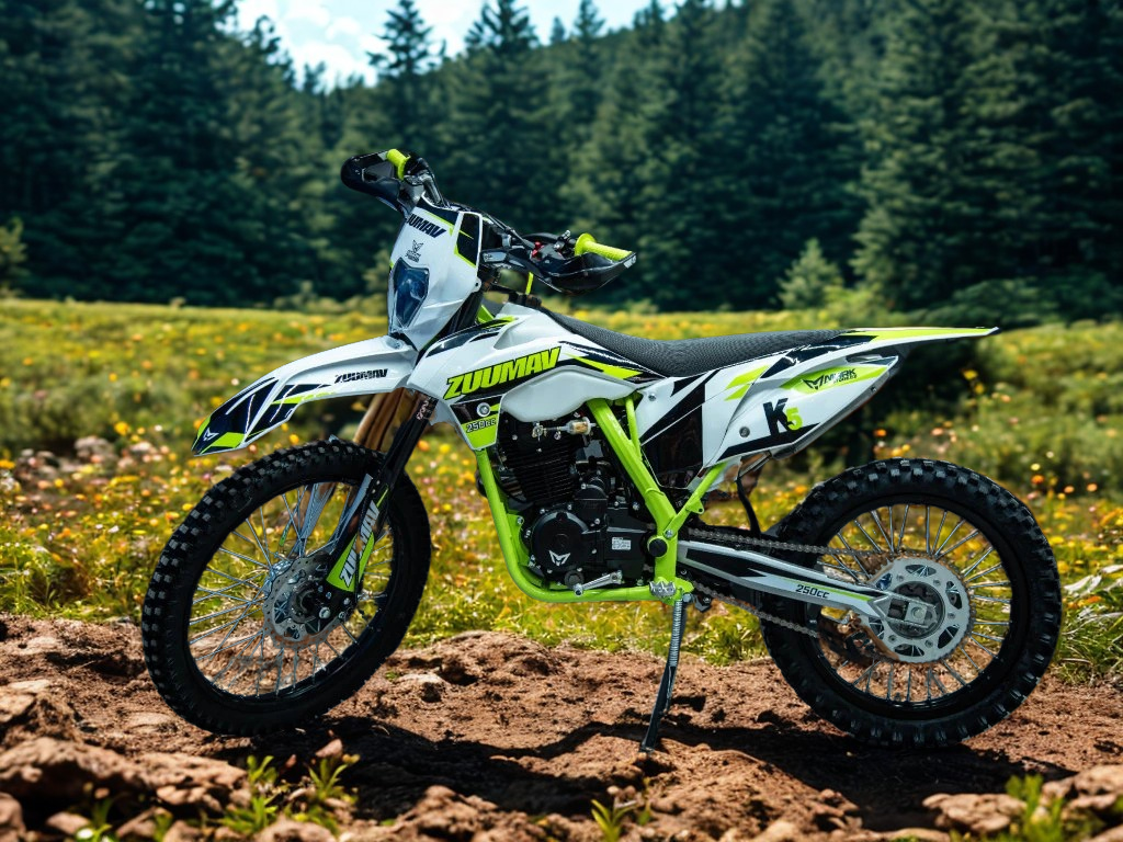 Pitbike 250cc 4t 21/18 barva - zelená - záruka - Doprava