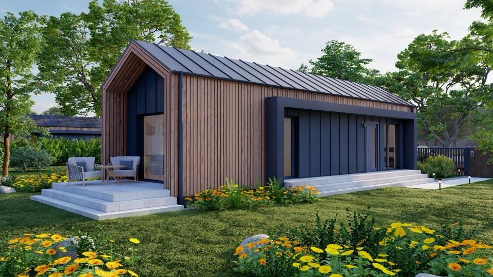 Moderní celoročně obyvatelný dům 57 m2