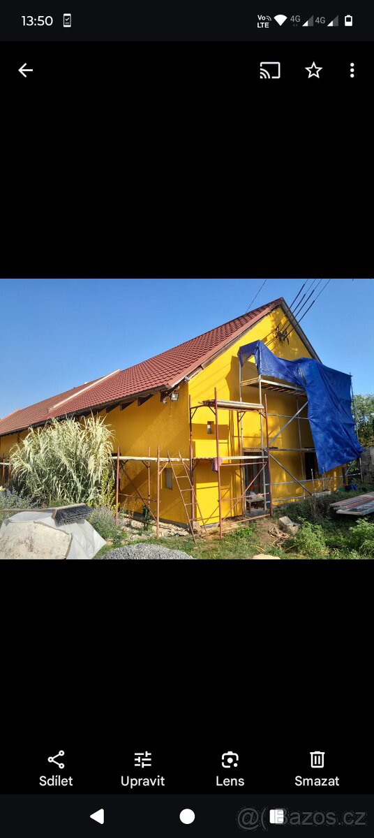 Rámové lešení 118,8m2.