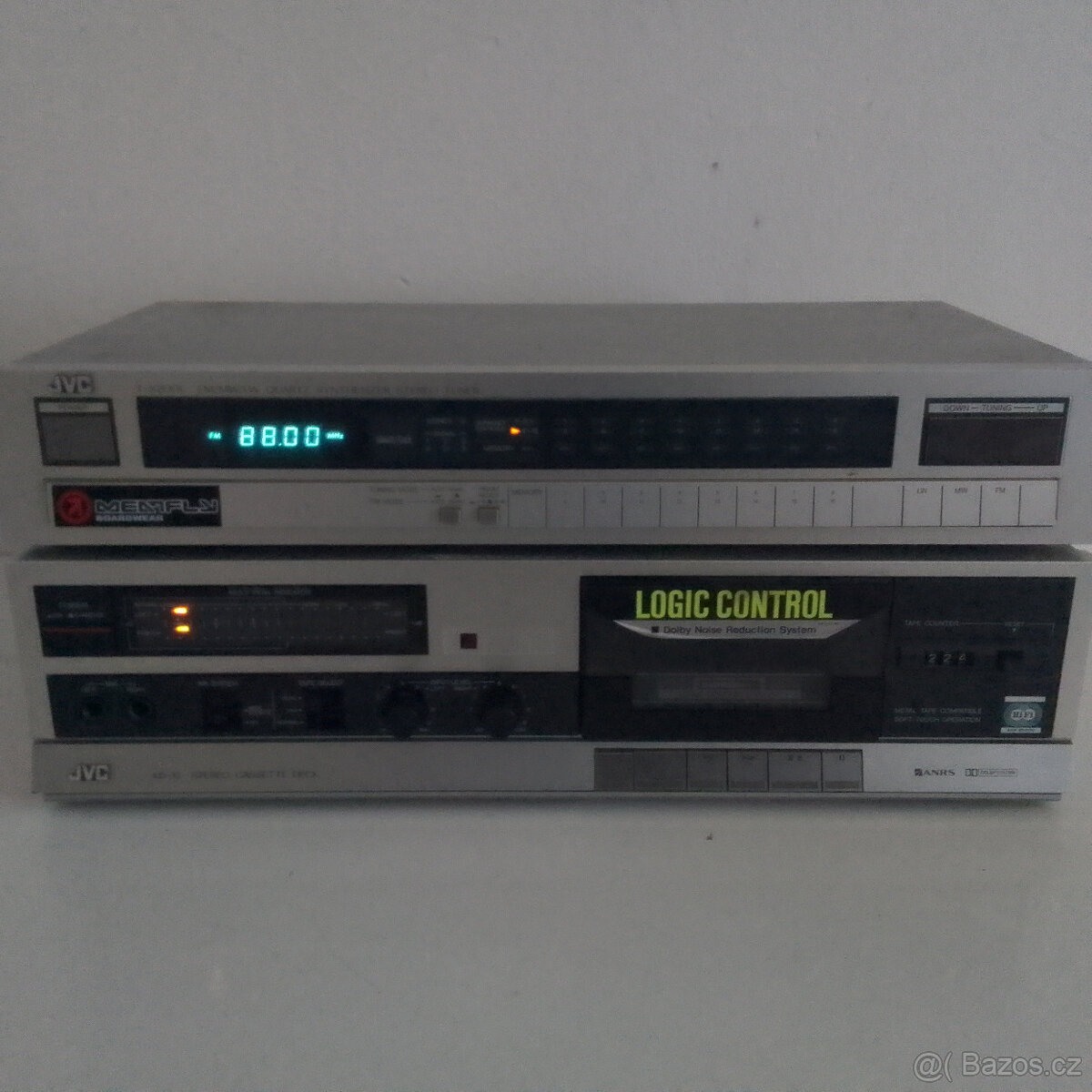 Tape deck a Tuner JVC
