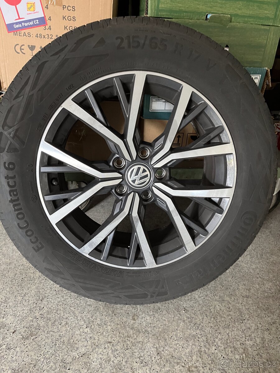 Pneumatiky včetně ALU originál Volkswagen - 4 ks