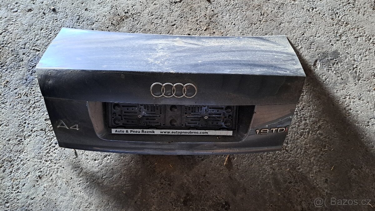 Víko kufru Audi A4 B6 sedan