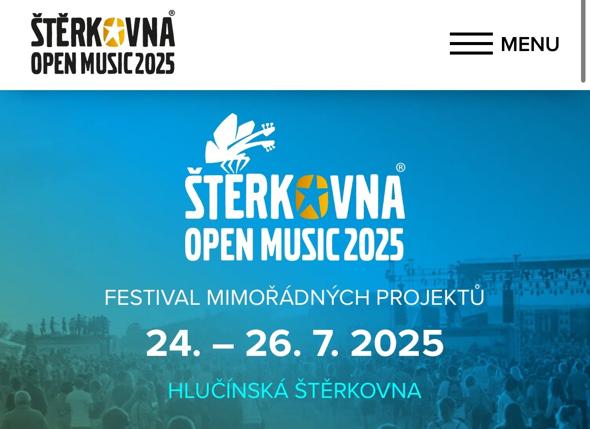 Sterkovna Open music 2025 Pátek - Sobota