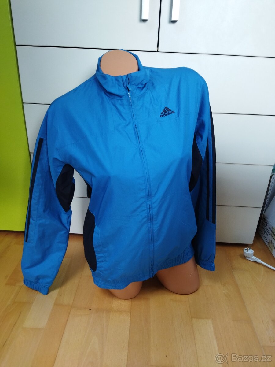PĚKNÁ SPORTOVNÍ BUNDA zn. ADIDAS, vel. 164