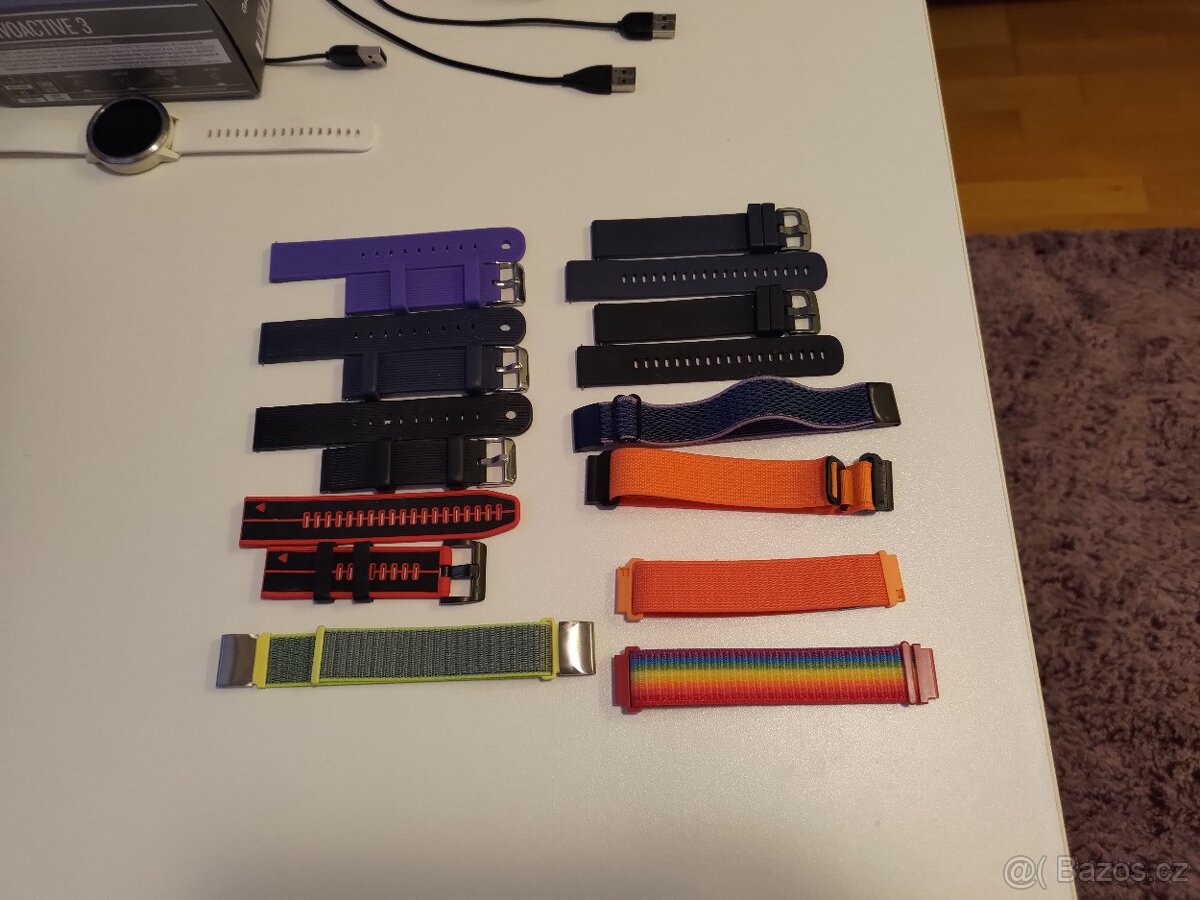 Náramky ke Garmin hodinkám (20 a 22mm) + miBand