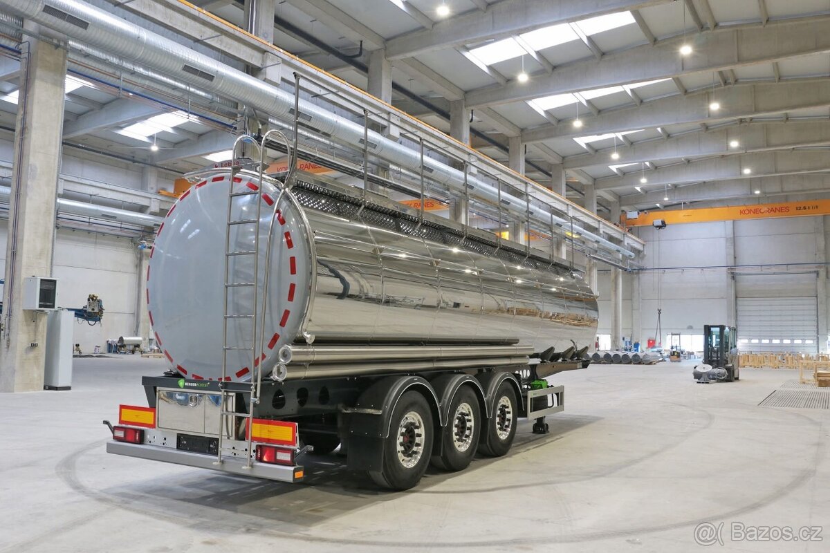Cisterna na potraviny, 31.000 ltr, tlaková 2,0-2,5 bar